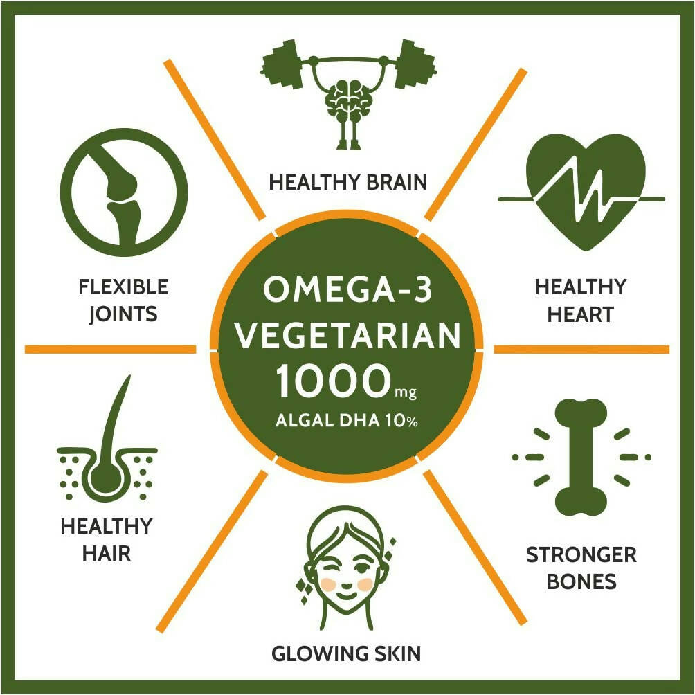 Carbamide Forte Omega-3 Vegetarian Tablets | Grocsy