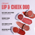 Focallure Creamy Lip & Cheek Duo - D02 | Grocsy