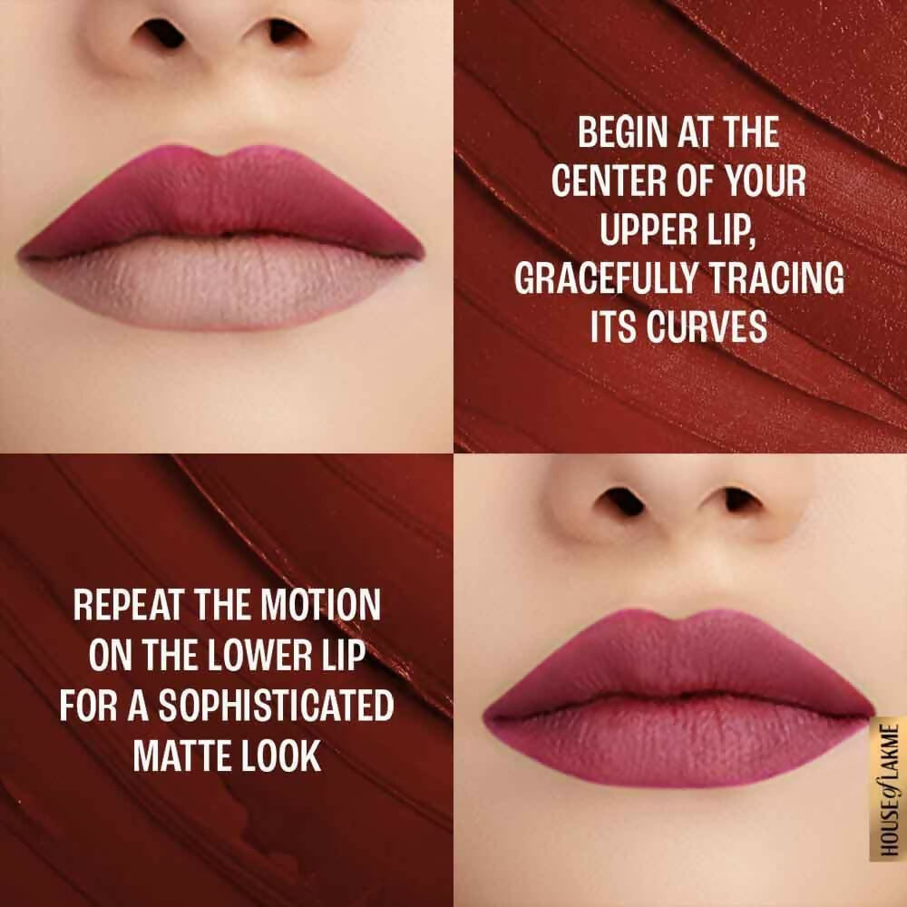 Lakme Forever Matte Lipstick, Made With French Rose Oil Extracts - Pink Geranium | Grocsy