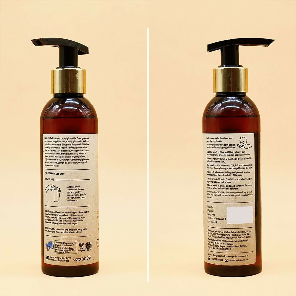 Herby Angel Ultra Gentle Body Cleanser for Babies and Kids | Grocsy
