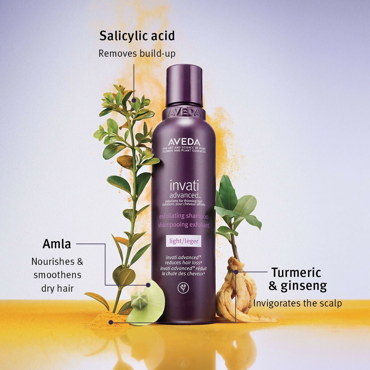 Aveda Invati Hairfall Control Light Exfoliating & Thickening Shampoo | Grocsy