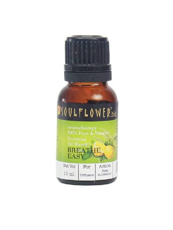 Soulflower Breathe Easy Essential Oil | Grocsy