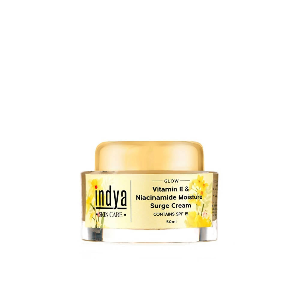 Indya Vitamin E & Niacinamide Moisture Surge Cream | Grocsy