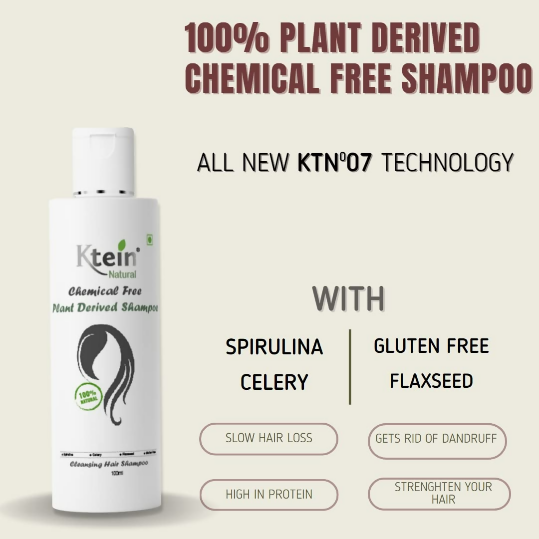 Ktein Natural Chemical Free Plant Derived Shampoo & Conditioner Combo | Grocsy