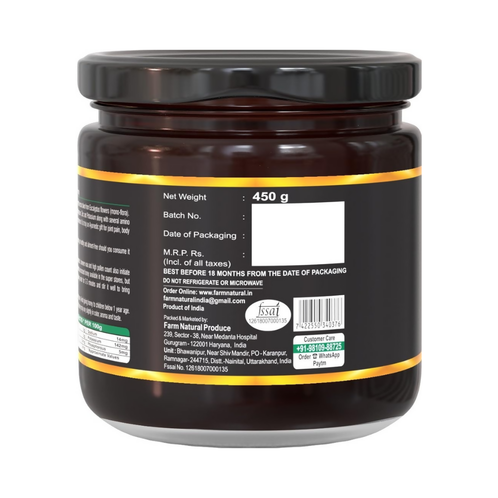 Farm Naturelle Eucalyptus Flower Wild Forest (Jungle) Honey | Grocsy