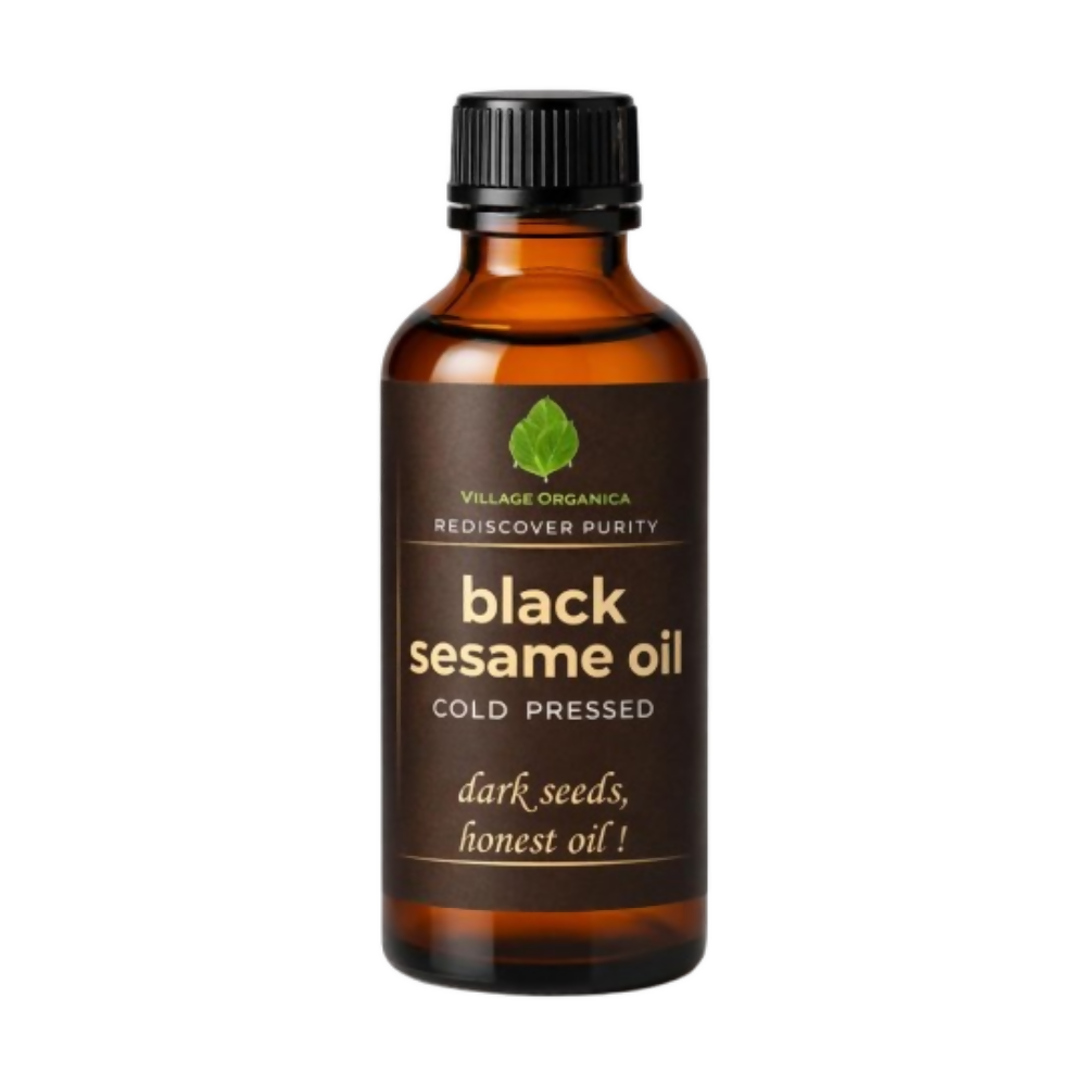 Village-Organica Black Sesame Seed Oil | Grocsy