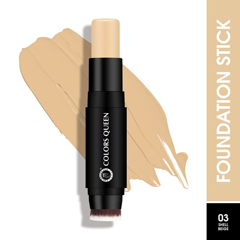 Colors Queen Fix & Blend Foundation Stick - 03 Shell Beige | Grocsy