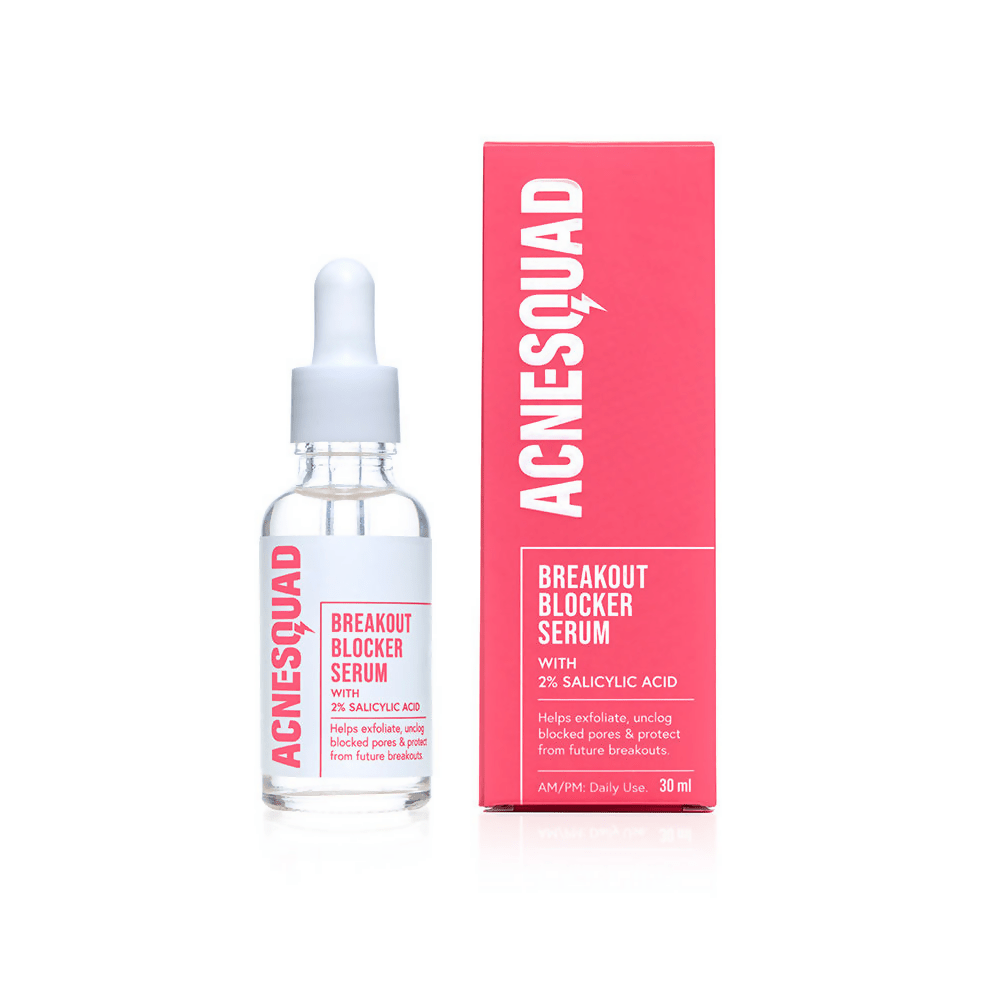 Acne Squad 2% Salicylic Acid Serum For Blackheads & Whiteheads | Grocsy