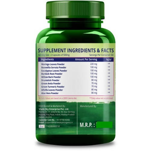 Himalayan Organics Plant Based Joint Support Vegetarian Capsules | Grocsy