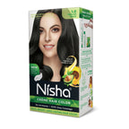 Nisha Creme Hair Color for Women & Men - Natural Black | Grocsy