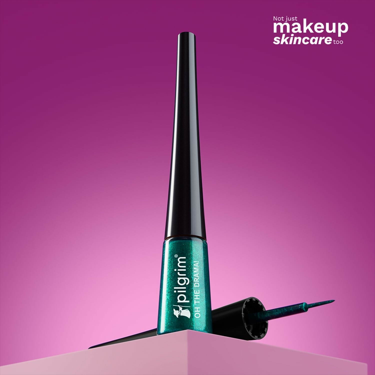 Pilgrim Metallic Eyeliner Green Envy, Long Lasting & Smudge Proof Enriched With Argan Oil | Grocsy