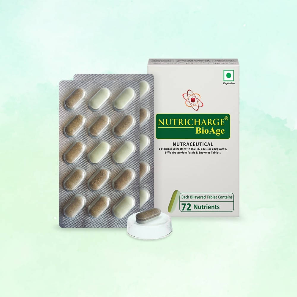 Nutricharge Bio Age Tablets | Grocsy