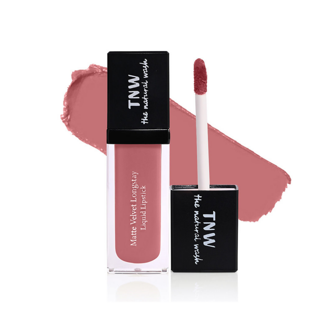 The Natural Wash Matte Velvet Longstay Liquid Lipstick - Pinktastic | Grocsy