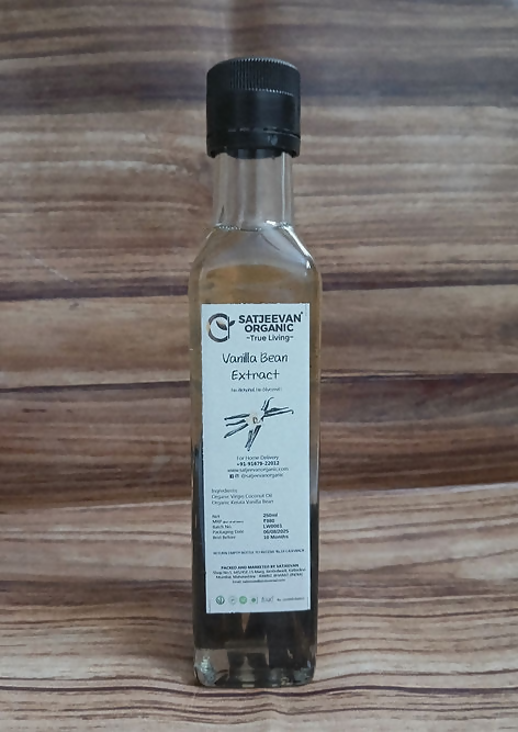 Satjeevan Organic Vanilla Bean Extract | Grocsy