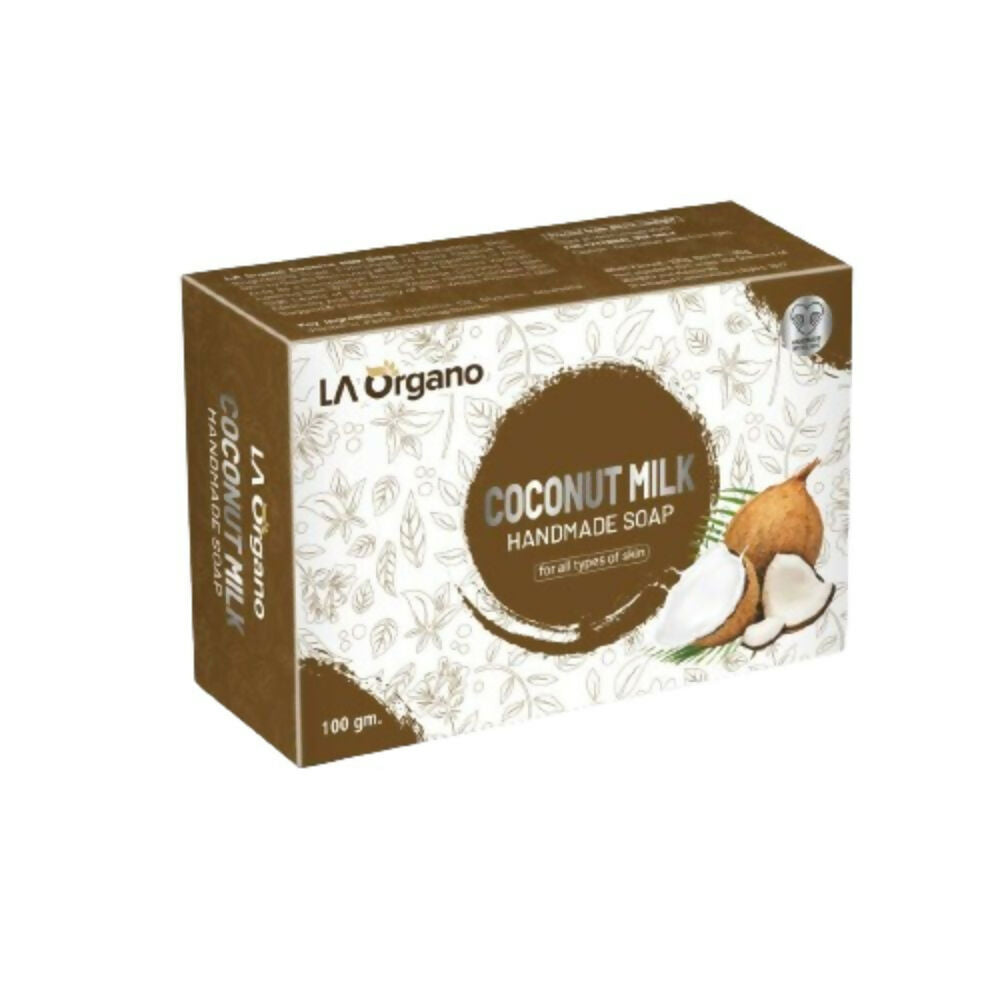 LA Organo Coconut Milk Handmade Natural Bath Soap | Grocsy