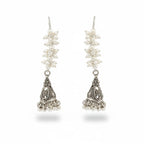 JS Fashion Beautiful Designer Oxidized Silver Earrings for Women & Girls | Grocsy
