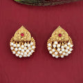 JS Fashion Beautiful Antique Jewellery Design High Gold Polish Earrings for Women | Grocsy