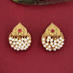 JS Fashion Beautiful Antique Jewellery Design High Gold Polish Earrings for Women | Grocsy