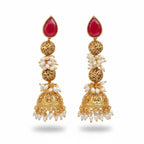 JS Fashion Designer Antique Jewellery High Gold Polish Earrings for Women | Grocsy