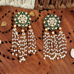 JS Fashion Antique High Gold Polish Earrings – Designer Party Wear Jewelry for Women | Grocsy