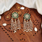 JS Fashion Antique High Gold Polish Earrings – Designer Party Wear Jewelry for Women | Grocsy