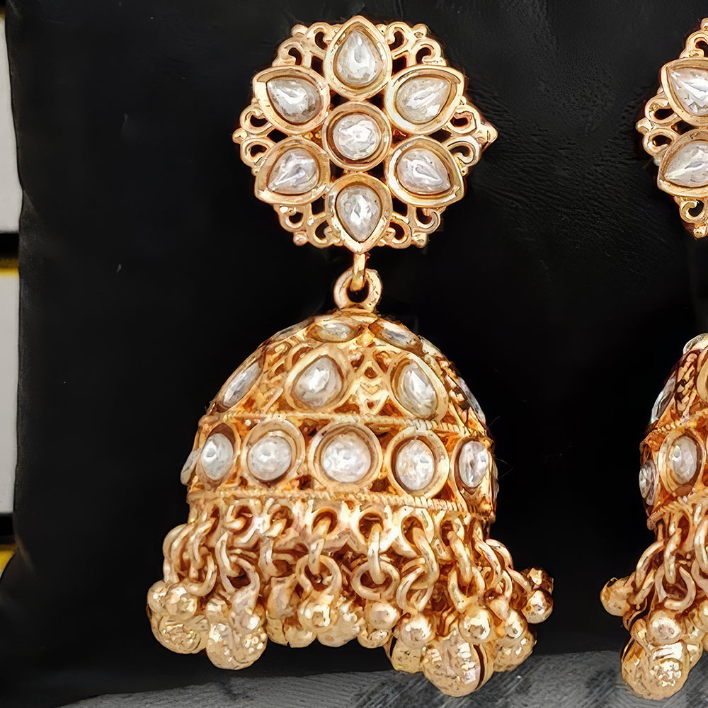 JS Fashion Antique Jhumka Earrings for Women | Grocsy