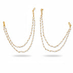 JS Fashion Traditional Double-Line Kaan Chain with Pearls for Women | Grocsy