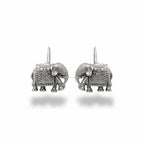 JS Fashion Beautiful Designer Oxidized Silver Earrings for Women | Grocsy