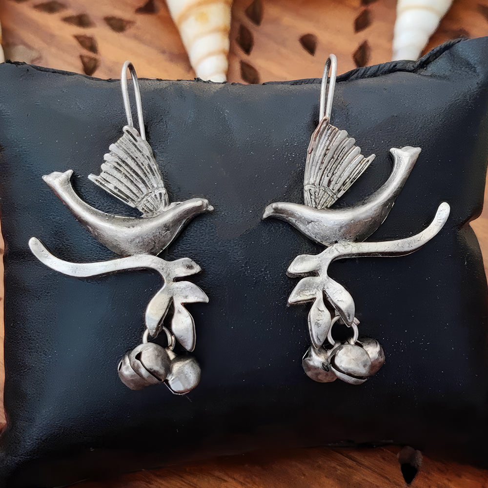 JS Fashion Beautiful Designer Oxidized Silver Fancy Earrings for Women & Girls | Grocsy