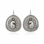 JS Fashion Oxidized Silver Beautiful Designer Earrings for Women & Girls | Grocsy