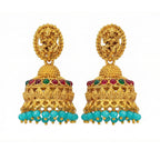 JS Fashion Antique Rajwadi Temple Designer Jhumka Earrings for Women & Girls | Grocsy