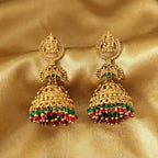 JS Fashion Rajwadi Polish Traditional Temple Earrings for Women & Girls | Grocsy