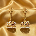 JS Fashion Traditional Rajwadi Jhumka Earrings for Women & Girls | Grocsy