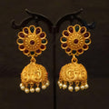 JS Fashion Reverse Stone Jhumki Earrings for Women | Grocsy