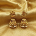 JS Fashion God Laxmi Leaf Jhumka Temple Earrings for Women & Girls | Grocsy