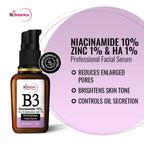 St.Botanica B3 Niacinamide, Zinc & Hyaluronic Acid Professional Facial Serum | Grocsy