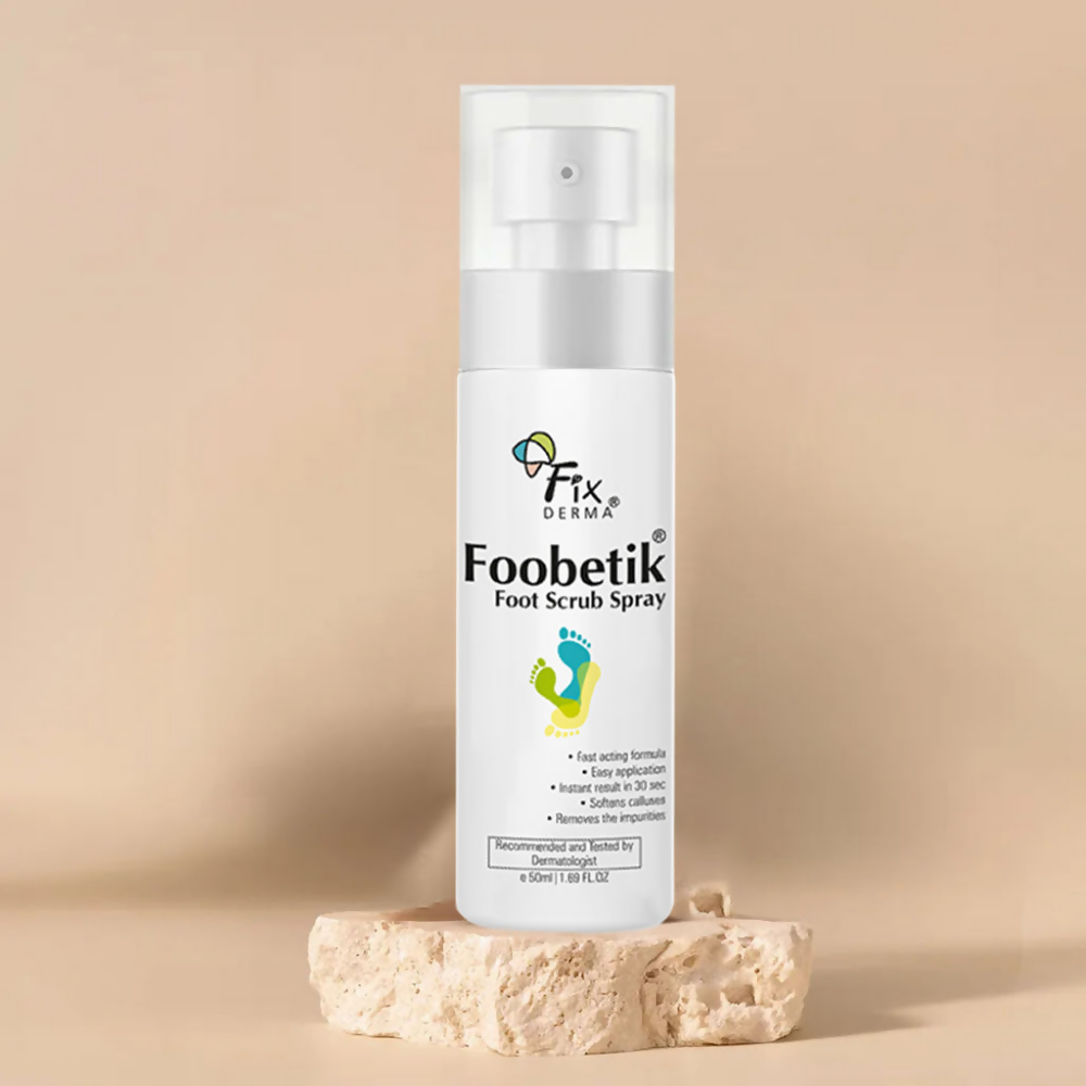 Fixderma Foobetik Foot Scrub Spray | Grocsy
