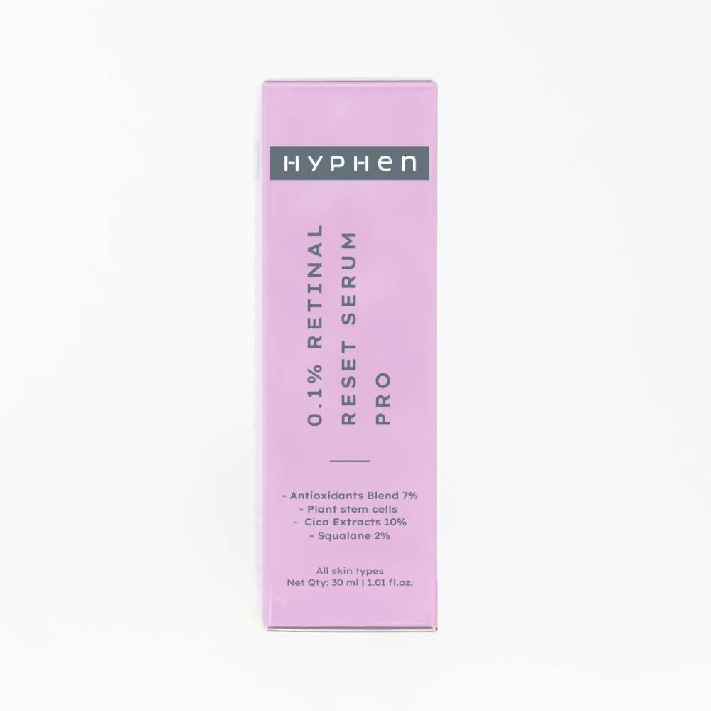 Hyphen By Kriti Sanon 0.1% Retinal Reset Serum Pro Anti Ageing Face Serum, Reduces Fine Lines & Wrinkles, Boosts Collagen | Grocsy