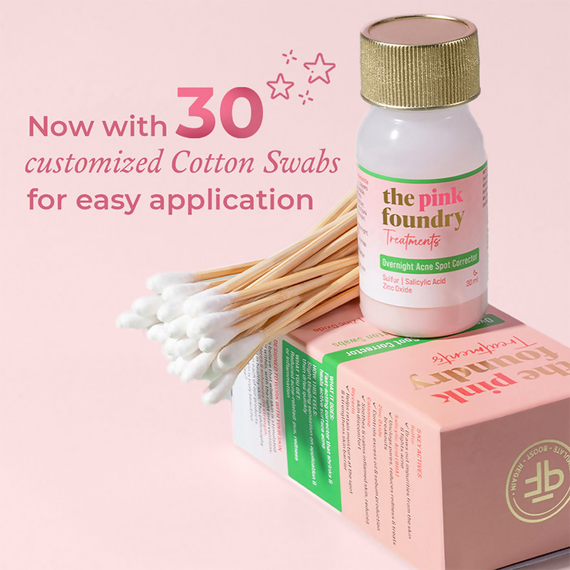 The Pink Foundry Acne Spot Corrector With Salicylic Acid For Active Acne Blackheads & Whiteheads | Grocsy