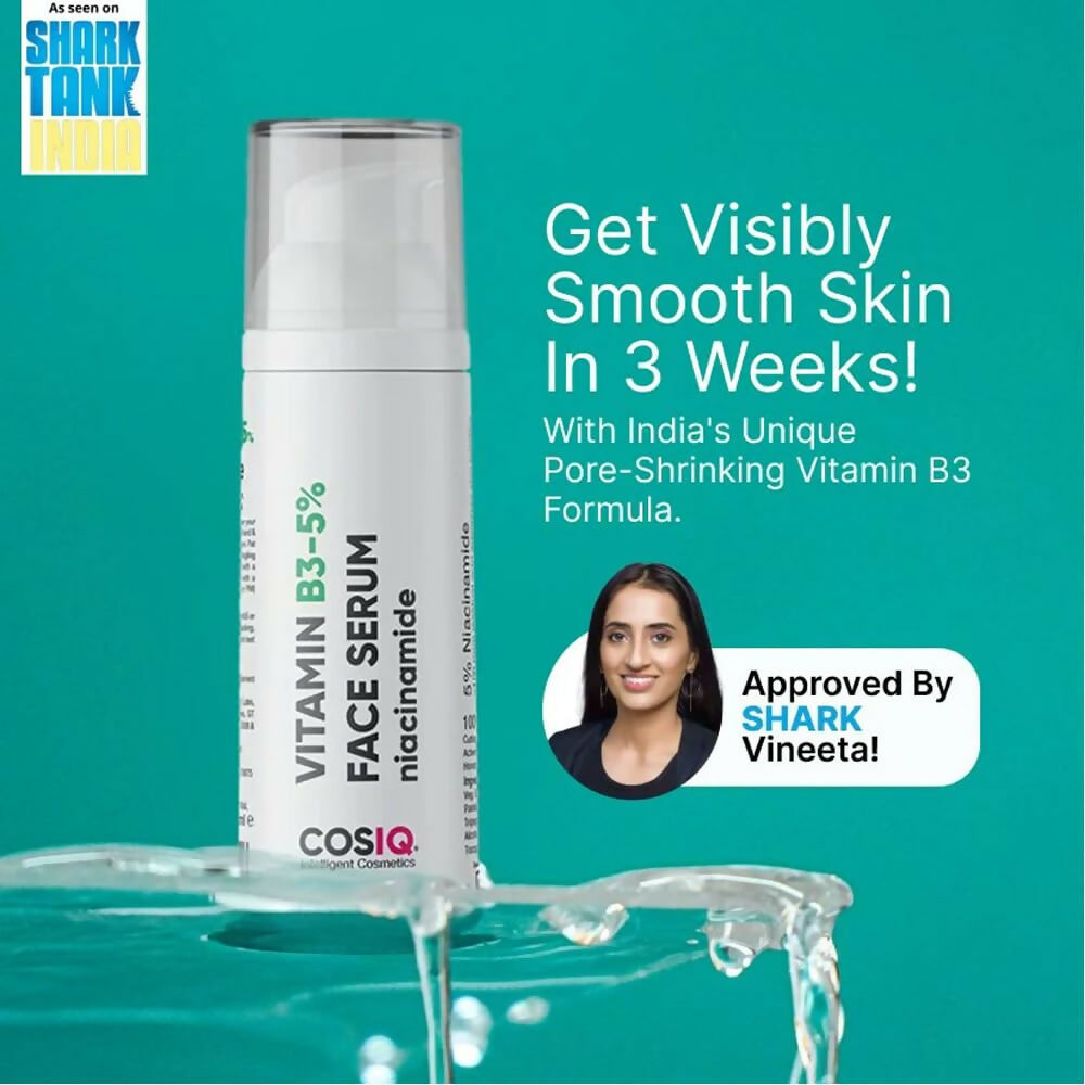 Cos-IQ Niacinamide Vitamin B3-5% Face Serum for Ultra Sensitive Skin | Grocsy