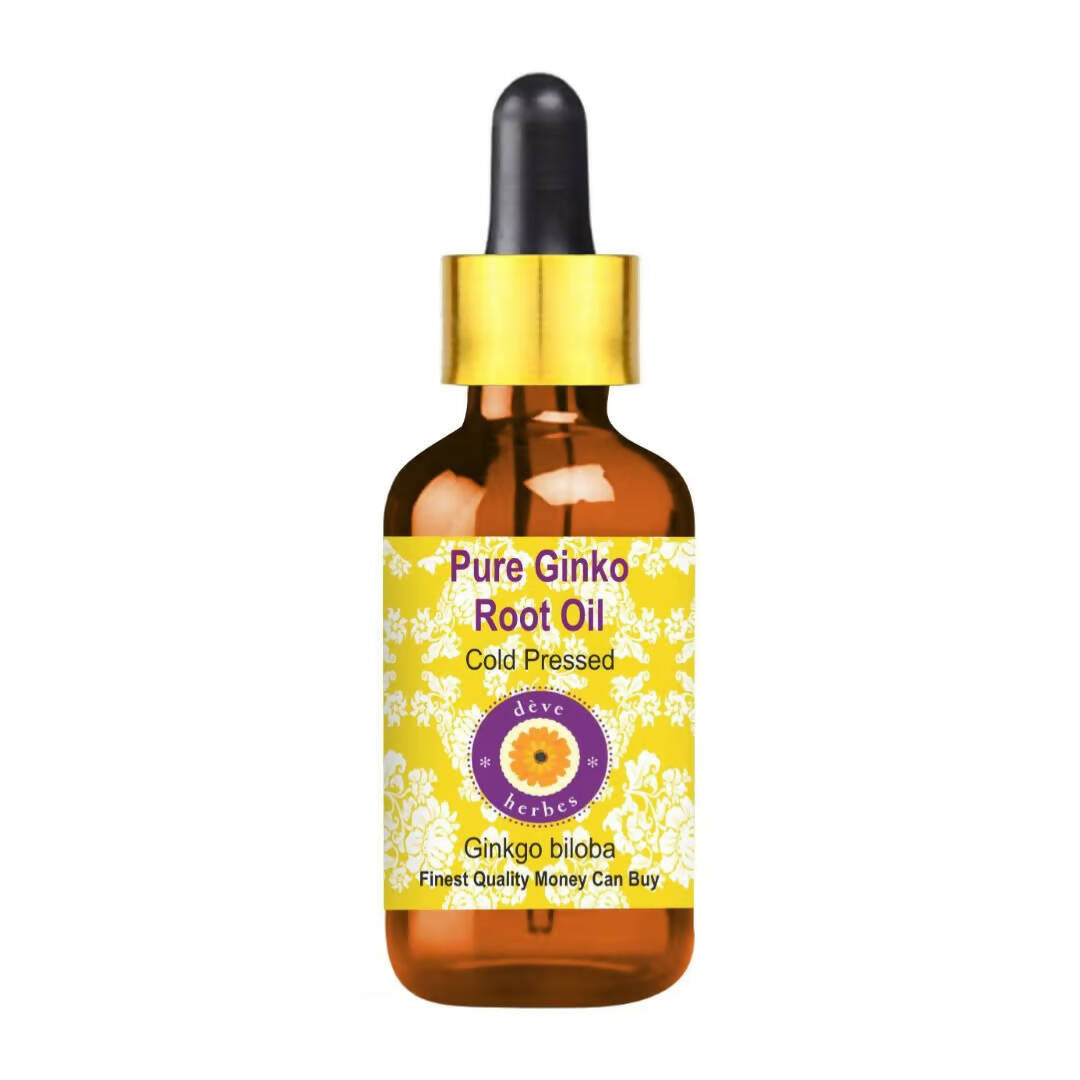 Deve Herbes Pure Ginko Root Cold Pressed Oil | Grocsy