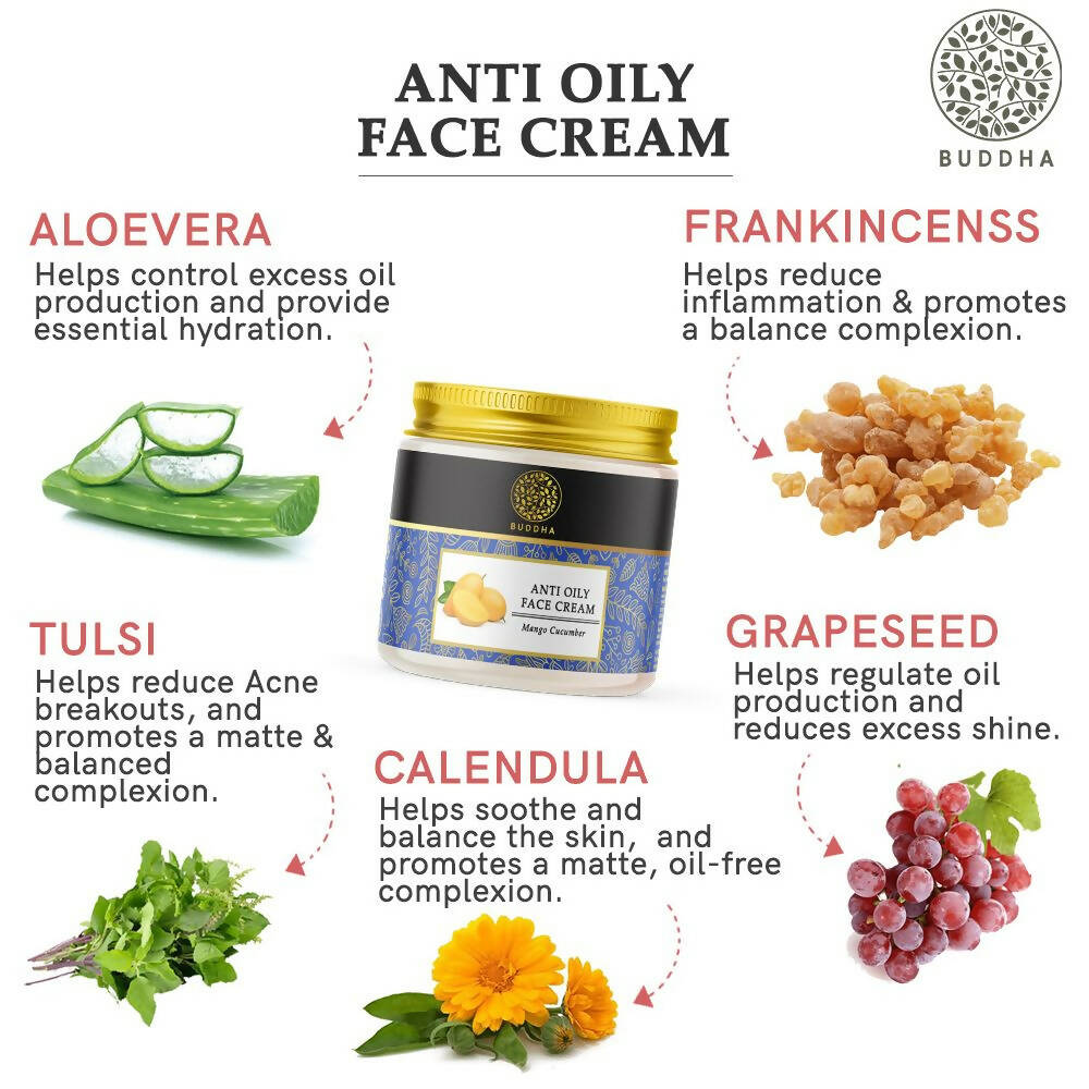 Buddha Natural Oily Face Cream | Grocsy