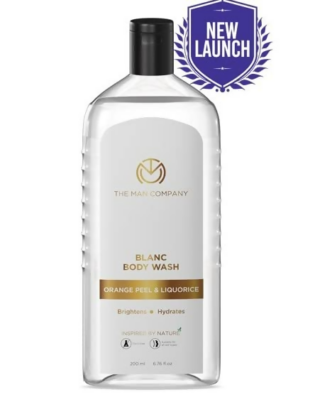The Man Company Blanc Perfumed Body Wash For Men With Orange Peel & Liquorice | Grocsy