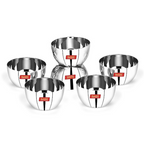 Sumeet Stainless Steel SoLid Apple Bowl | Grocsy