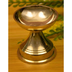 Spillbox Gold-Toned Brass Niranjan Deep Pooja Essential | Grocsy