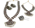 Elite Trading contemporary Design Bharatanatyam Jewelry Set in Latest Color Combination Traditional Dance Jewelry/Temple Jewelry Set | Grocsy