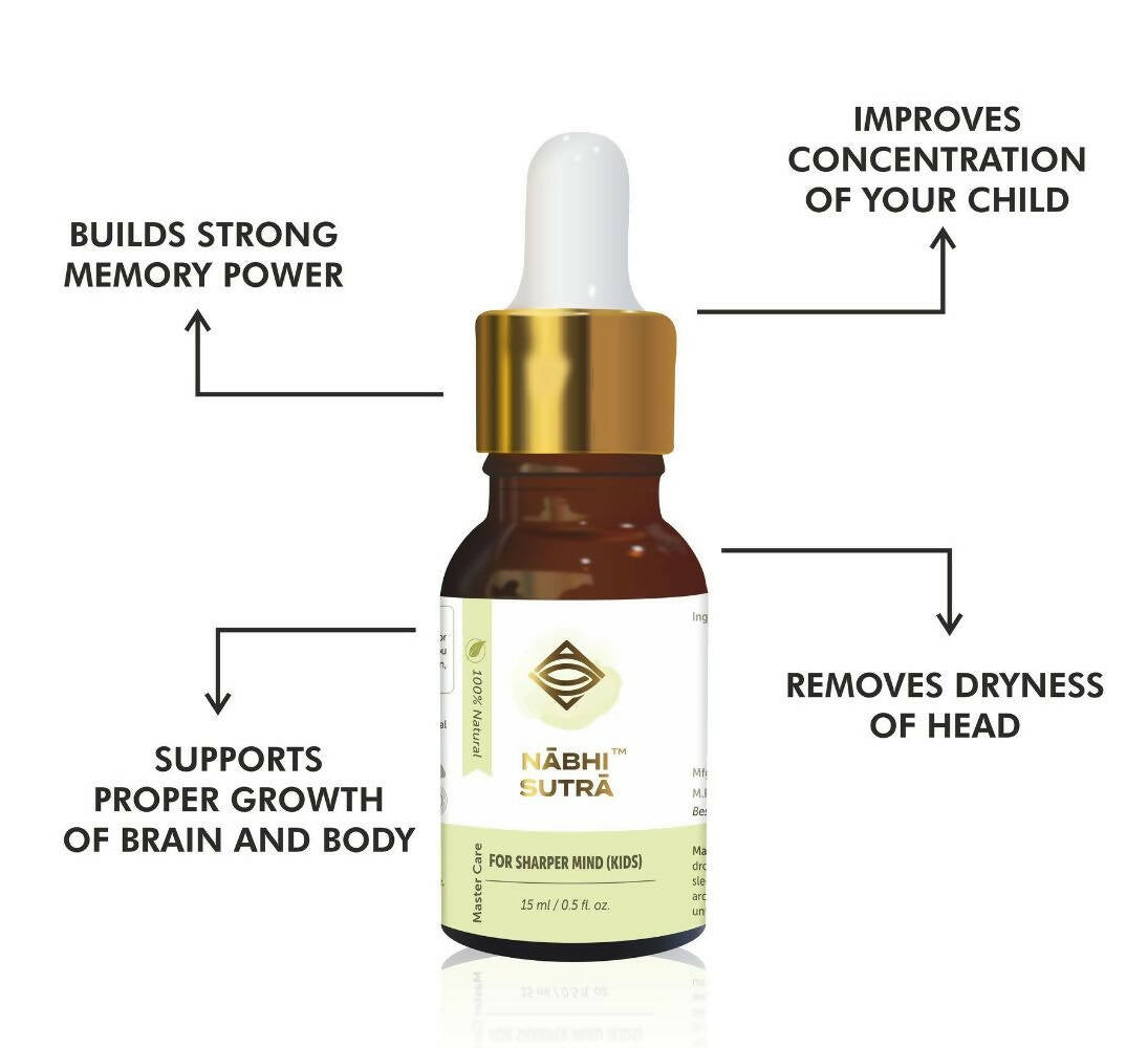 Nabhi Sutra Brain Development (Kids) - Belly Button Oil | Grocsy