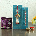 Pearl Lumba Rakhi Set And Dairy Milk Combo | Grocsy