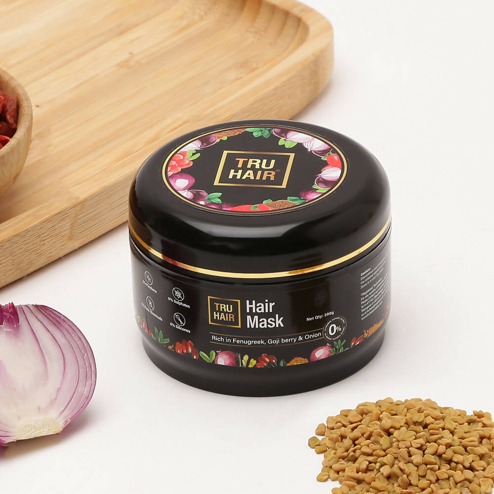 Tru Hair & Skin Fenugreek, Goji Berry & Onion Hair Mask | Grocsy