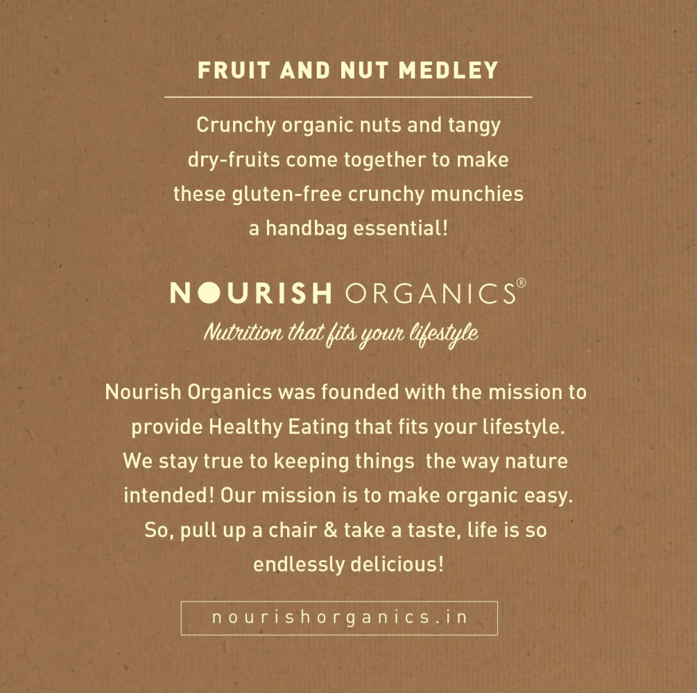 Nourish Organics Fruit and Nut Medley | Grocsy